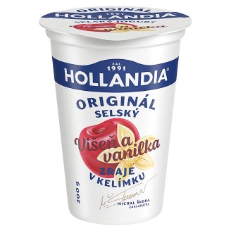 Hollandia Gazdovský jogurt višne s vanilkou, s kultúrou BiFi 200 g