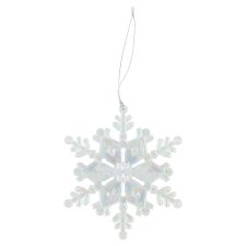 Tesco Decoration Hanging Snowflake