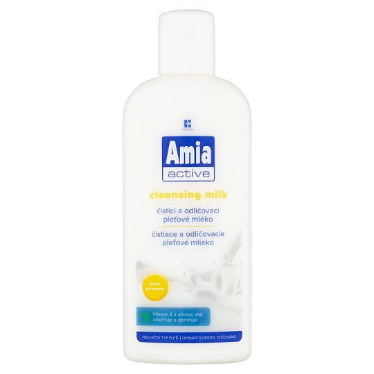 Amia Active Čistiace a odličovacie pleťové mlieko 200 ml