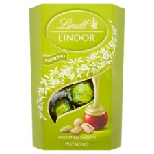 Lindt Lindor Milk Chocolate with Fine Pistachio Filling 200 g