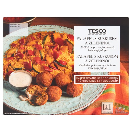 Tesco Falafel s kuskusom a zeleninou 430 g
