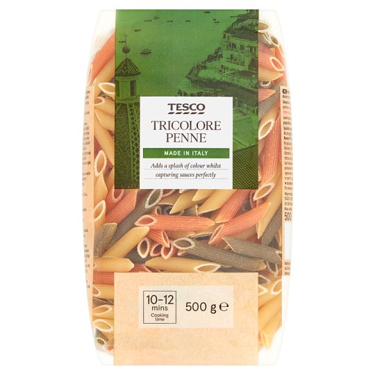 Tesco Penne bezvaječné semolinové sušené cestoviny 500 g