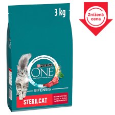 PURINA ONE Sterilcat, Rich in Beef 3 kg