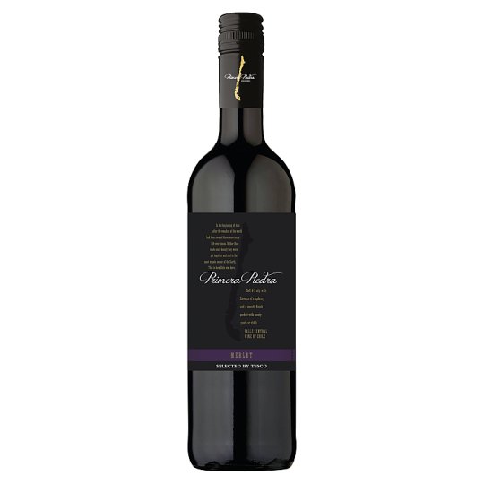 Primera Piedra Merlot červené víno suché 750 ml