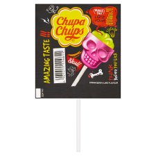 Chupa Chups 3D Skull Strawberry - Lime Lollipop 15 g