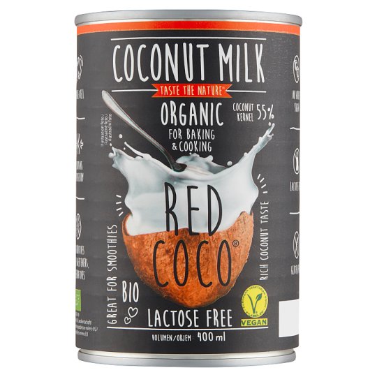 Redcoco Organic Coconut Milk 400 ml - Tesco Groceries