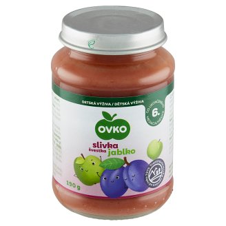 Ovko Dojčenská výživa slivková 190 g