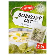 Thymos Bobkový list drvený vo vrecku 5 x 1 g (5 g)