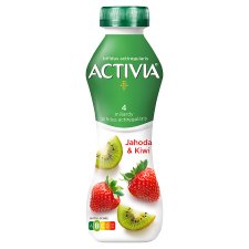 Activia Probiotický jogurtový nápoj jahoda a kiwi 280 g
