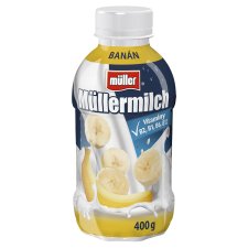 Müller Müllermilch Mliečny nápoj s banánovou príchuťou 400 g