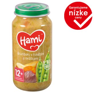 Hami príkrm Zemiaky s hovädzím a hráškom 250 g