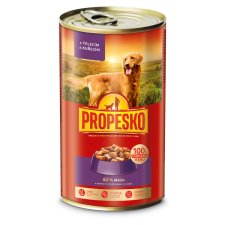 Propesko Complete Food for Adult Dogs Pieces with Veal and Chicken in Sauce 1240 g