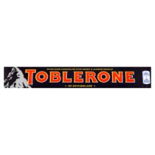 Toblerone Švajčiarska horká čokoláda s medovo-mandľovým nugátom 100 g