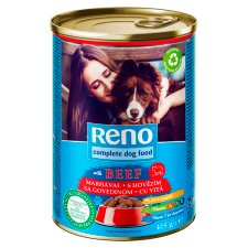 Reno Complete Food for Adult Dogs Pieces for Dogs with Beef in Sauce 415 g