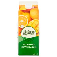The Grower's Harvest 100% Orange & Mango Juice from Concentrate 1.75 L