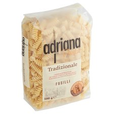 Adriana Pasta Tradizionale Fusilli Semolina Dried 500 g