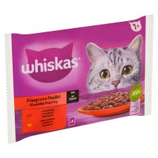 Whiskas 1+ Classic Dishes in Juice 4 x 85 g (340 g)