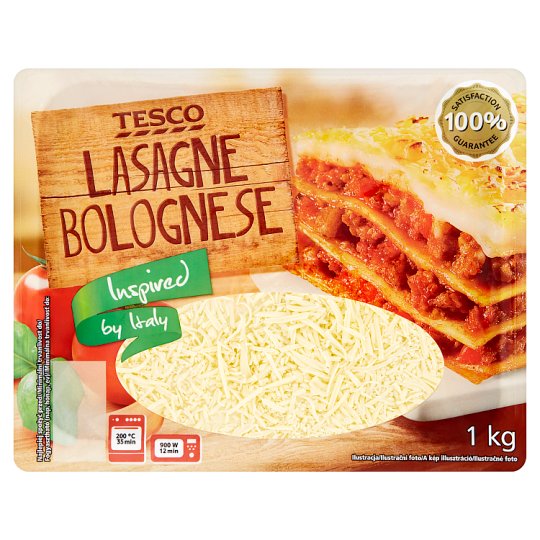 Tesco Lasagne Bolognese cestoviny s paradajkovou omáčkou 1 kg