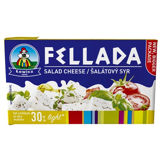 Łowicz Fellada mäkký polotučný syr slaný 30% 270 g