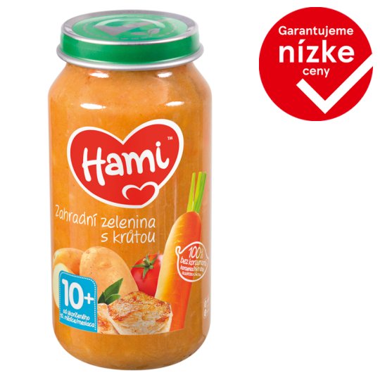 Hami príkrm Záhradná zelenina s morkou 250 g