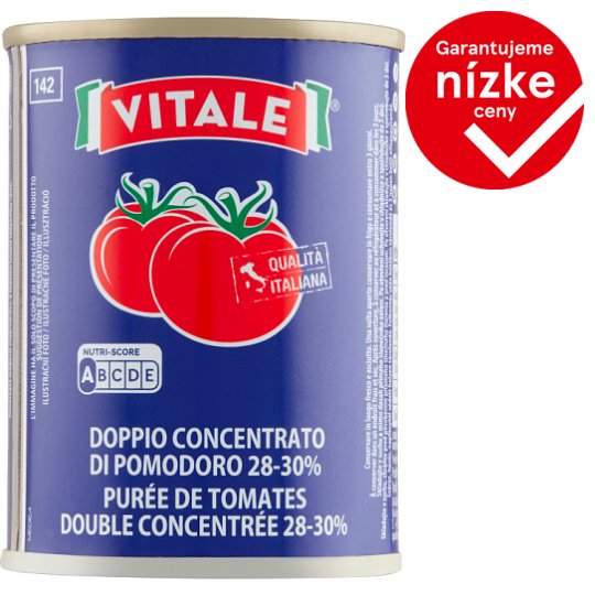 Vitale Tomato Puree 140 g Tesco Groceries