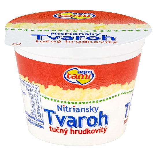 Agro Tami Nitriansky tvaroh tučný hrudkovitý 250 g