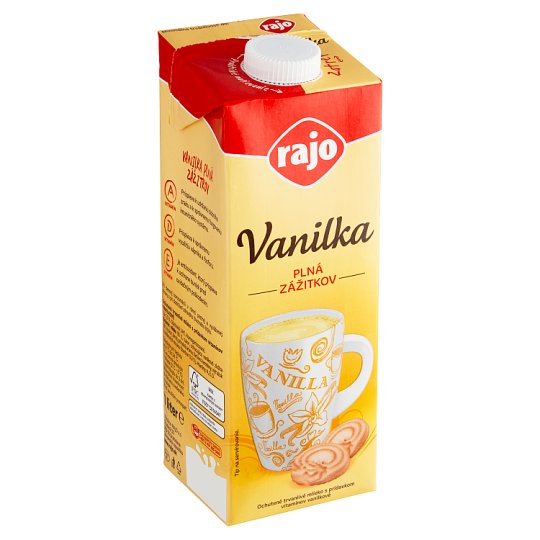 Rajo Vanilka ochutené mlieko s vanilkovou príchuťou 1 l