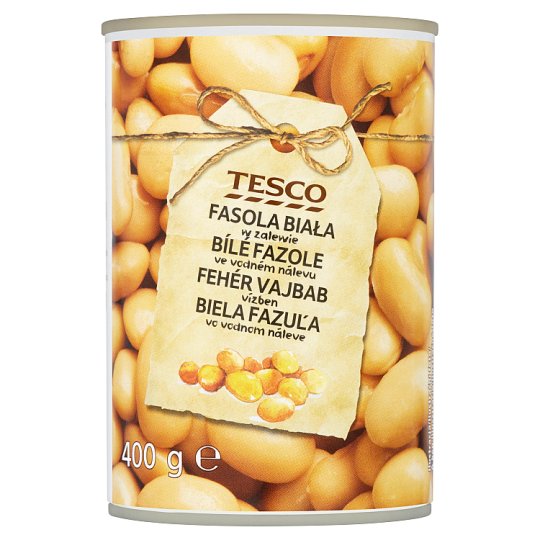 Tesco Biela fazuľa vo vodnom náleve 400 g