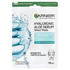 Garnier Skin Naturals Revitalizing Tissue Mask Hyaluronic Aloe, 28 g