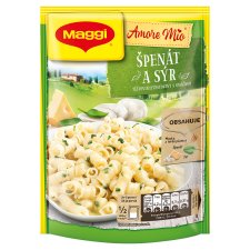 MAGGI Amore Mio Špenát a syr cestoviny s omáčkou vrecko 152 g