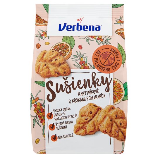 Verbena Sušienky rakytníkové s kúskami pomaranča 90 g