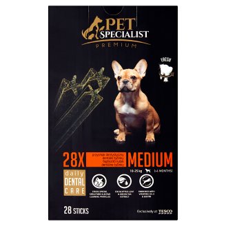 Tesco Pet Specialist Premium Medium dentálne tyčinky 720 g
