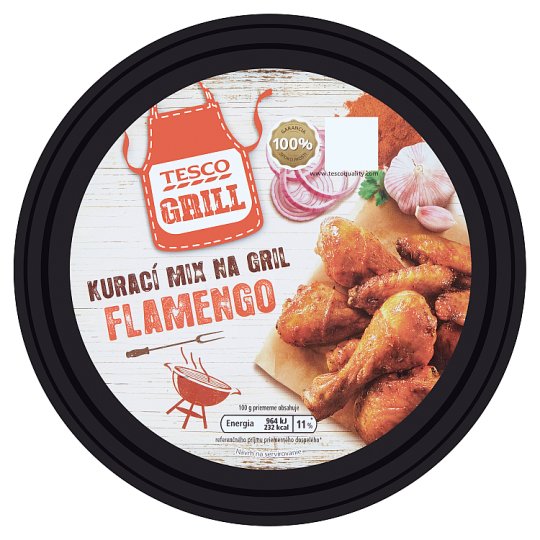 Tesco Grill Kuracie diely Flamengo chladené 1000 g