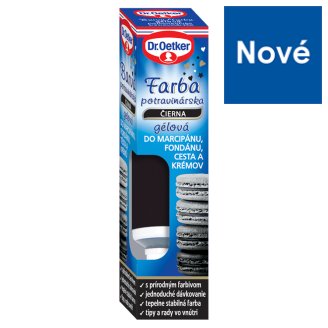Dr. Oetker Farba gélová potravinárska čierna 10 g