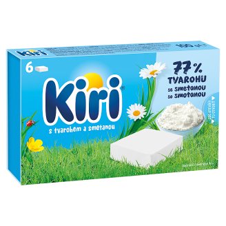 Kiri Tavený syr z tvarohu a smotany 6 ks 100 g