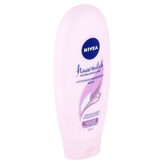Nivea Hairmilk Natural Shine Balzam na zvýraznenie vlnitých vlasov 125 ml