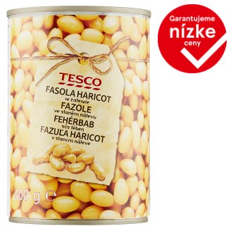 Tesco Fazuľa haricot v slanom náleve 400 g