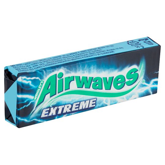 Wrigley's Airwaves Extreme Sugar Free Chewing Gum with Menthol and