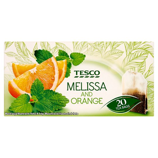 Tesco Flavoured Fruit Tea with Lemon Balm and Orange Peel 20 x 1.5 g