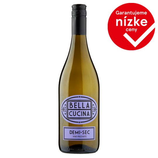 Bella Cucina DemiSec White Sparkling Wine SemiDry 750 ml Tesco
