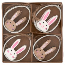 Jumi Hanging Bunny Wooden 8 pcs