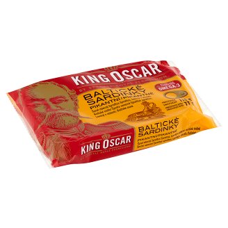 King Oscar Baltické sardinky pikantné 110 g