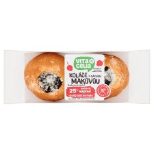 Vitacelia Gluten-Free Cakes with Poppy Seed 2 x 50 g (100 g)