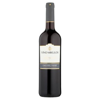 Víno Mikulov Zweigeltrebe víno červené suché 0,75 l