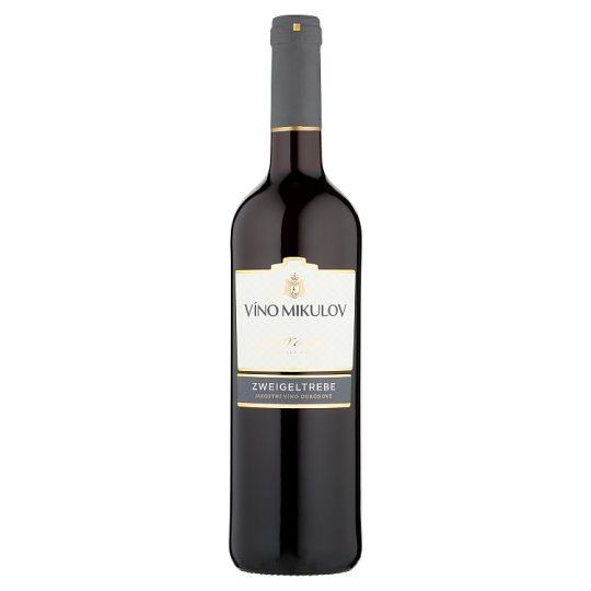 Víno Mikulov Zweigeltrebe víno červené suché 0,75 l