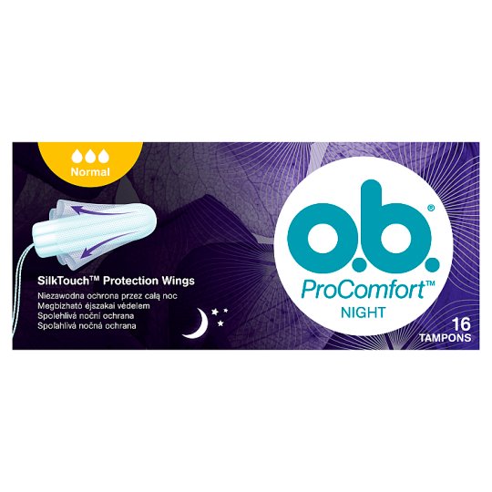 O.B.® ProComfort Night Tampóny normal 16 ks