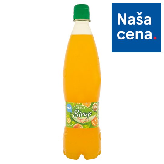 Tesco Sirup pomaranč 700 ml