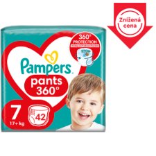 Pampers Pants Size 7, 42 Nappies, 17kg+