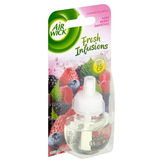 Air Wick Fresh Infusions Tekutá náplň do elektrického prístroja vôňa bobuľového smoothie 19 ml
