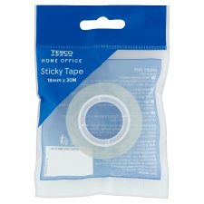 Tesco Home Office Sticky Tape 18 mm x 30 m